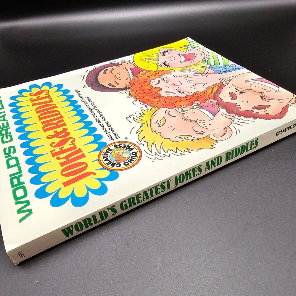 Vintage Worlds Greatest‎ Jokes Riddles Creative Child Press Book Lots of Laughs
